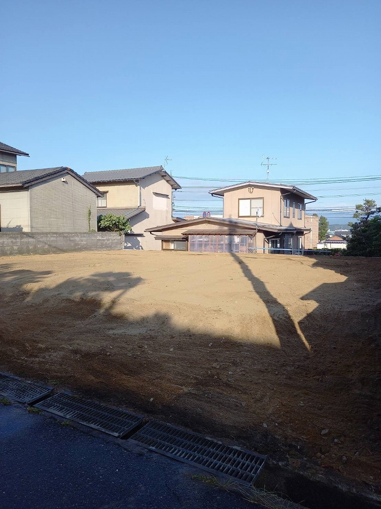 内灘町緑台土地　引渡し完了